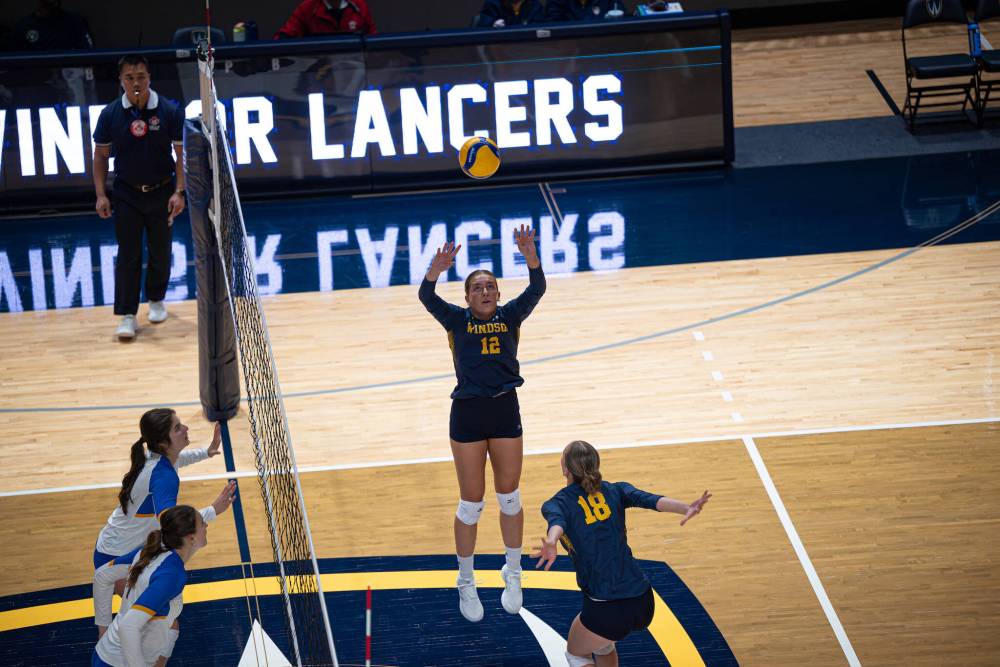 Virden's Danika Scharff and the Windsor Lancers visit the Brock Badgers today for a trip to the OUA final. (Connor Sykes/Windsor Lancers)