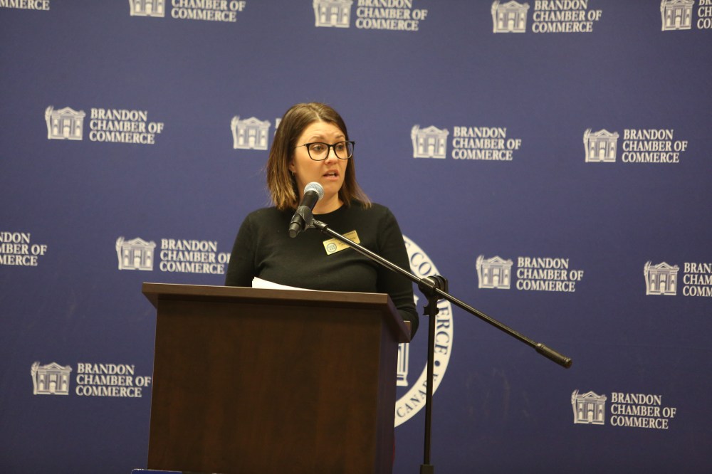 Brandon Chamber of Commerce vice-president Jennifer Ludwig says she looks forward to helping the Westman community and making sure that the opinions of area residents are being heard at the provincial level. (Abiola Odutola/The Brandon Sun)