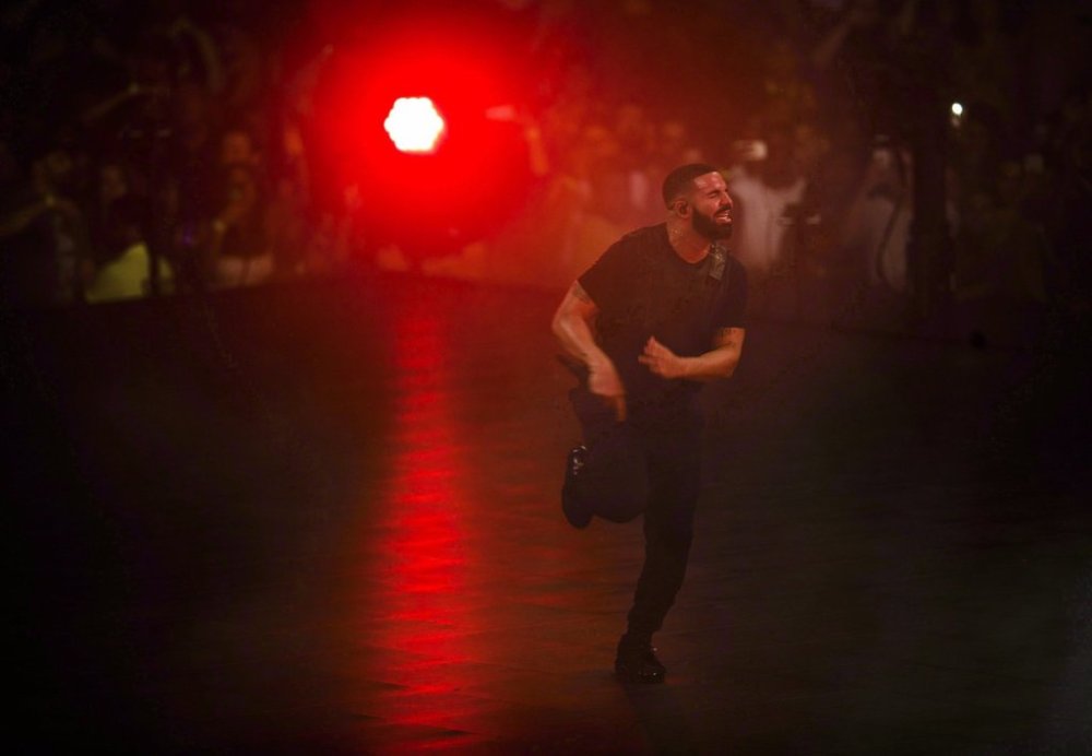 Drake performs during the