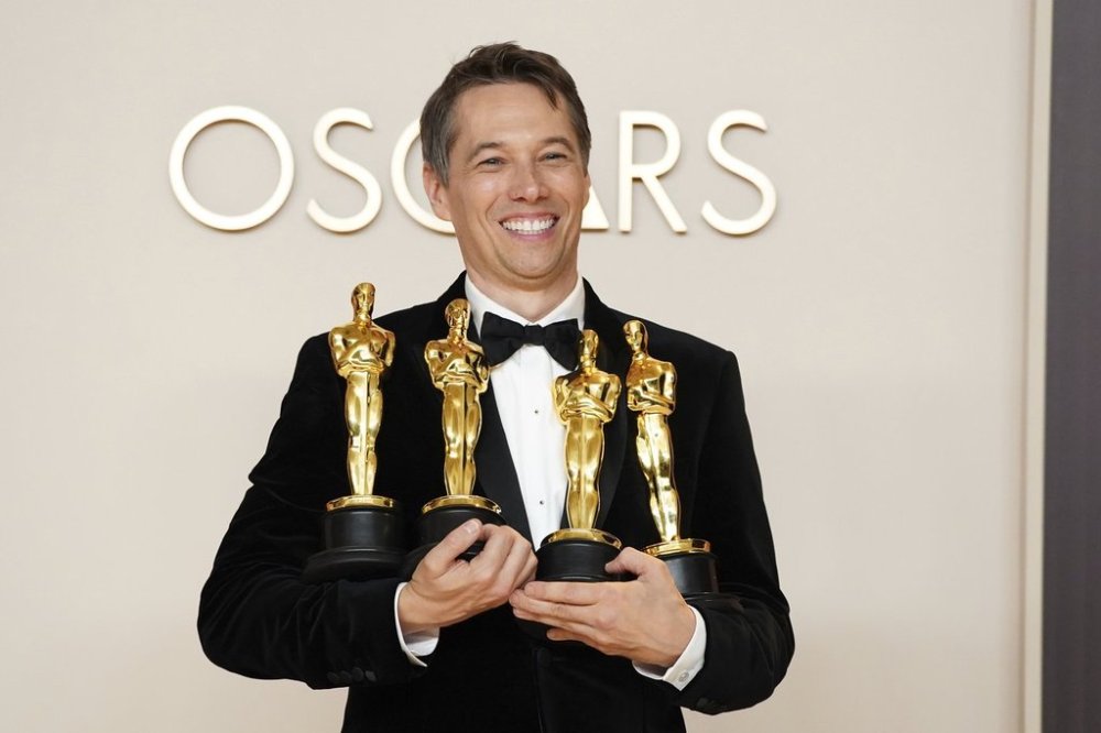 Sean Baker, winner of the awards for best original screenplay, best film editing, best director, and best picture for