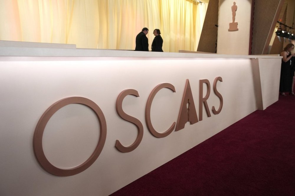 A general view of atmosphere at the Oscars on Sunday, March 2, 2025, at the Dolby Theatre in Los Angeles. (AP Photo/John Locher)
