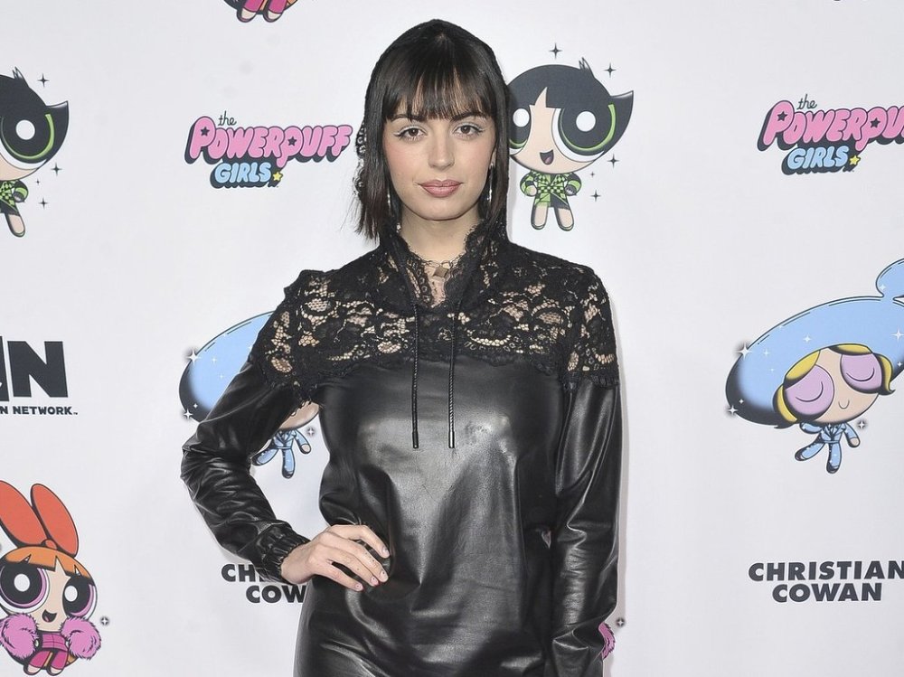 FILE - Rebecca Black attends Christian Cowan X The Powerpuff Girls Season II Runway Show on March 8, 2020, in Los Angeles. (Photo by Richard Shotwell/Invision/AP, File)