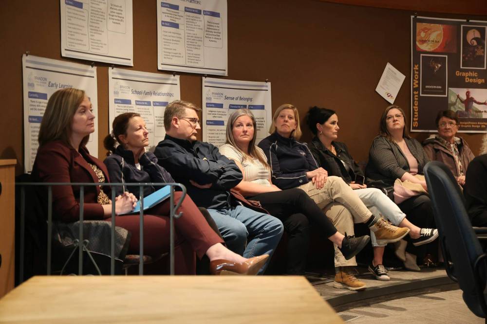 About 20 residents attended Monday's public budget presentation and feedback session. (Abiola Odutola/The Brandon Sun)