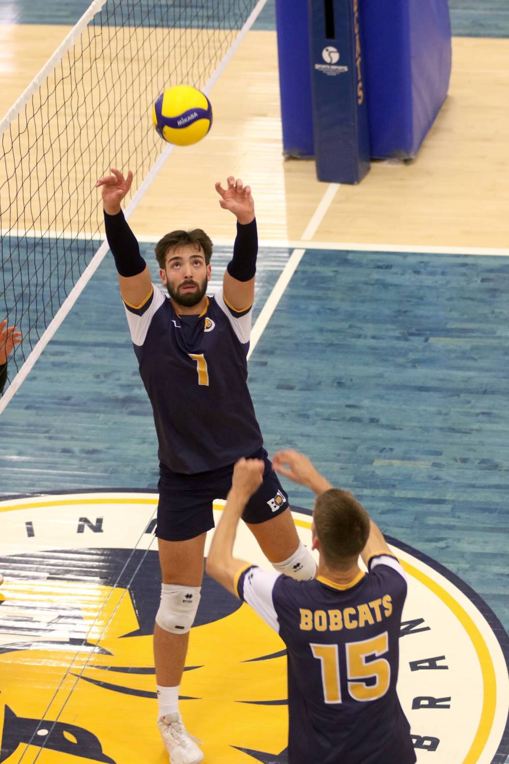 Setter JJ Love is playing his first U Sports national championship just a few hours south of his hometown of Dauphin. (Thomas Friesen/The Brandon Sun)