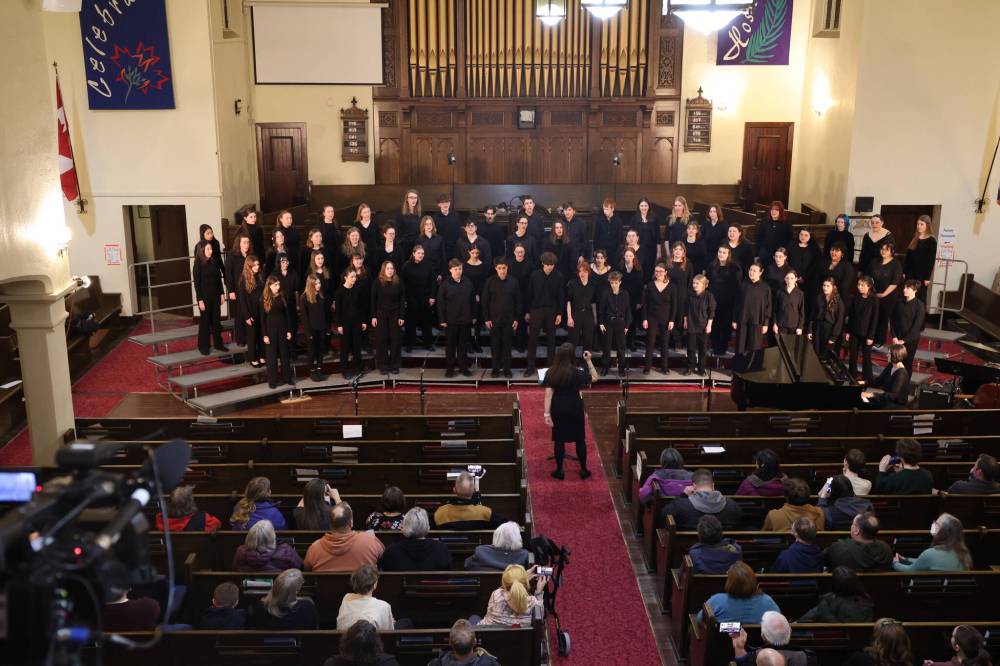 The Neelin Concert Choir performs at its annual