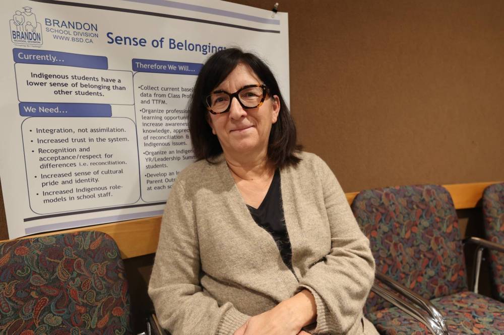 Manitoba School Boards Association president Sandy Nemeth said she anticipates principals and other employees who work in schools will be consulted on a universal design template. (Abiola Odutola/The Brandon Sun files)