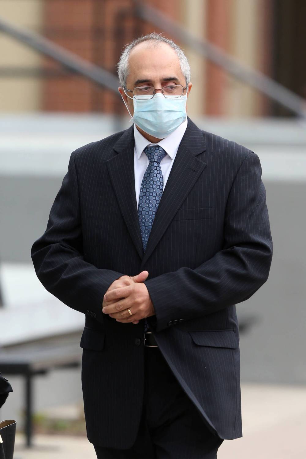 Convicted sex offender Amir Ravesh arrives at court for sentencing on September 18, 2020. (Shannon VanRaes/Winnipeg Free Press files)