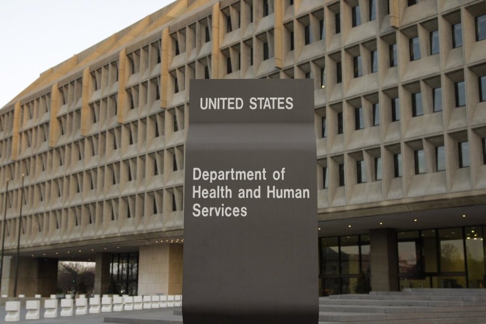 FILE - The Department of Health and Human Services building is seen in Washington, April 5, 2009.(AP Photo/Alex Brandon, File)