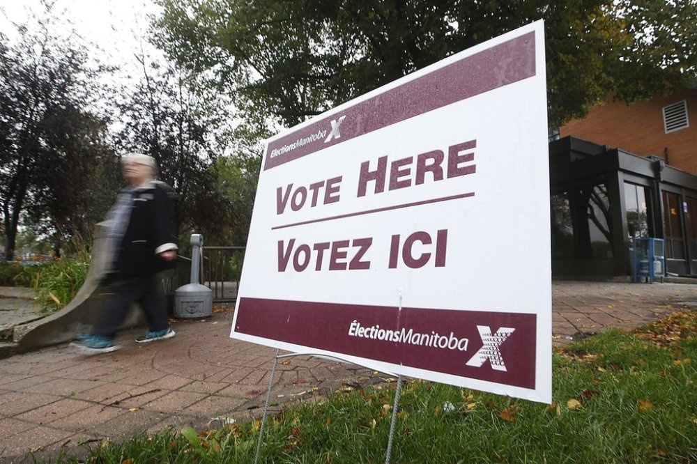 People head to the polls on election day in Winnipeg, Tuesday, September 10, 2019. THE CANADIAN PRESS/John Woods