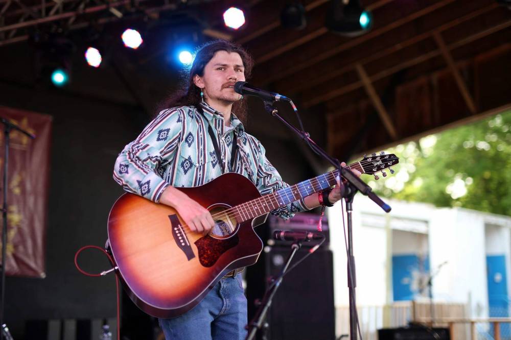 Mitchell Makoons, shown performing at Dauphin’s Countryfest in 2023, will play The Hall at Eastside Eatery on Friday evening. (Tim Smith/The Brandon Sun files)