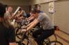 Residents take part in the Cerebral Palsy Stationary Bike Race — the largest fundraiser of the year for the Cerebral Palsy Association of Manitoba — at the Keystone Centre. (Abiola Odutola/The Brandon Sun files)