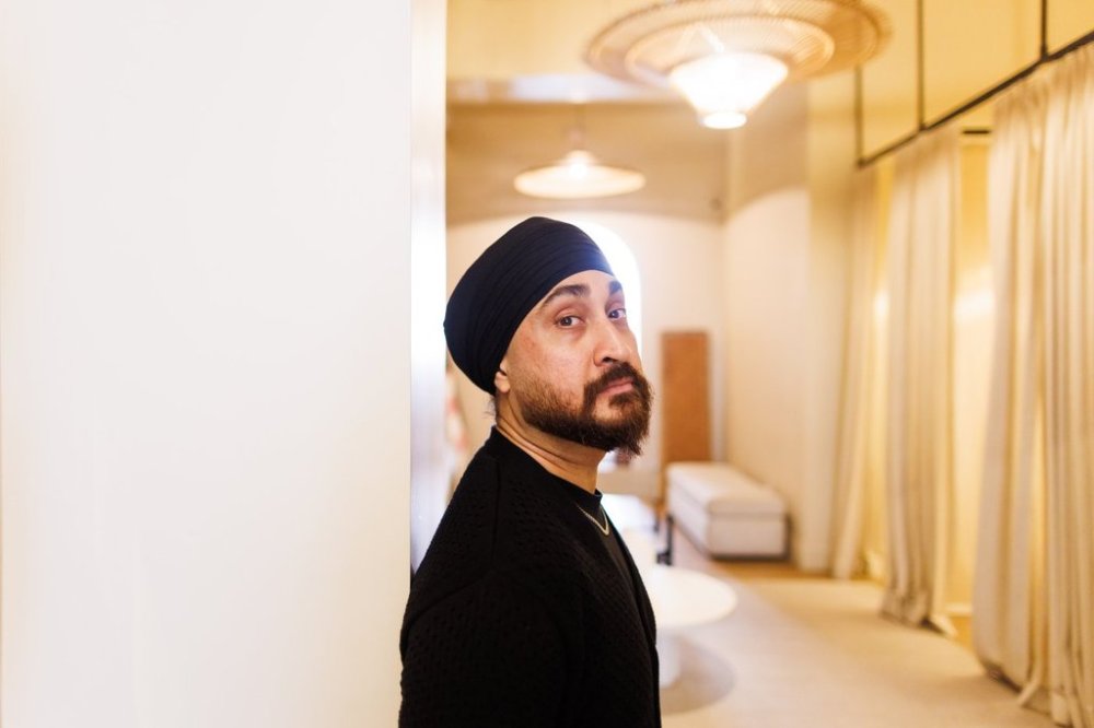 Jasmeet Raina poses for a portrait in Toronto, ahead of the release of season 2 of his show Late Bloomer, Thursday, April 3, 2025. THE CANADIAN PRESS/Cole Burston