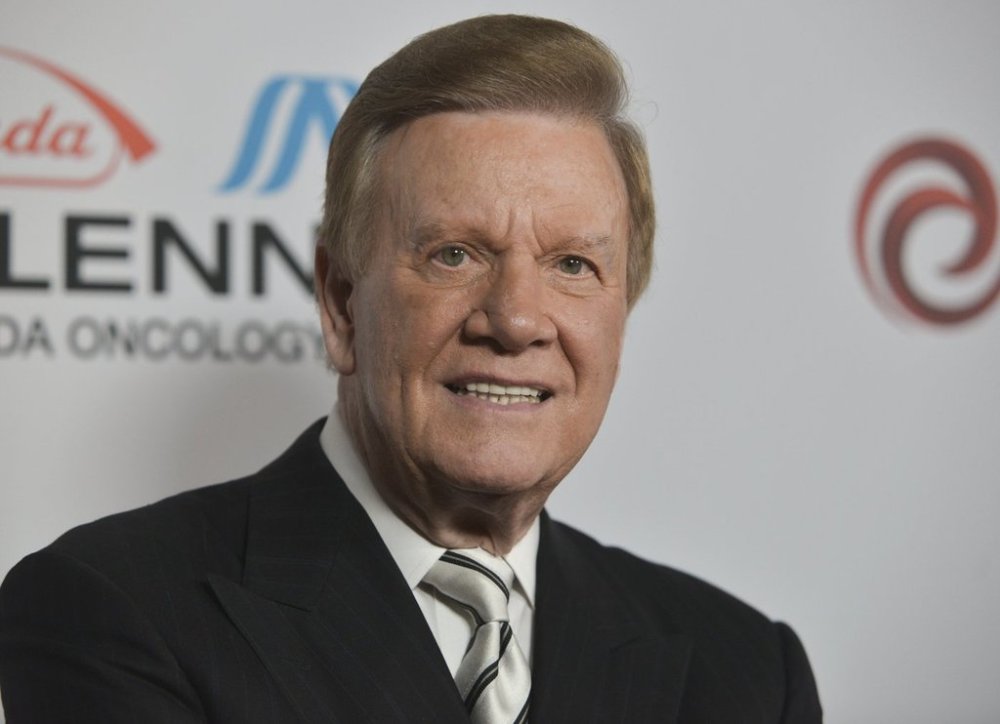 FILE - Wink Martindale arrives at the International Myeloma Foundation 7th Annual Comedy Celebration at The Wilshire Ebell Theatre, Nov. 9, 2013, in Los Angeles. (Photo by Richard Shotwell/Invision/AP, File)