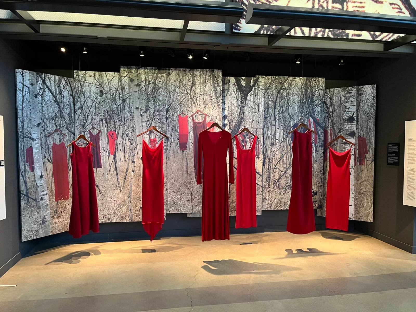 red dress exhibition The Red Dress: Global Embroidery Project
