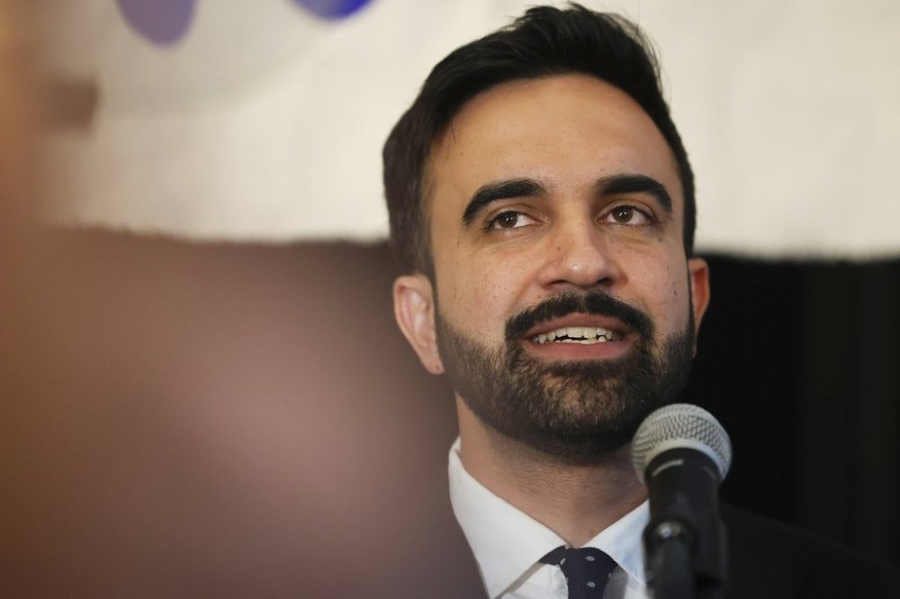 Democratic mayoral candidate Zohran Mamdani speaks at his primary election party, Wednesday, June 25, 2025, in New York. (AP Photo/Heather Khalifa)