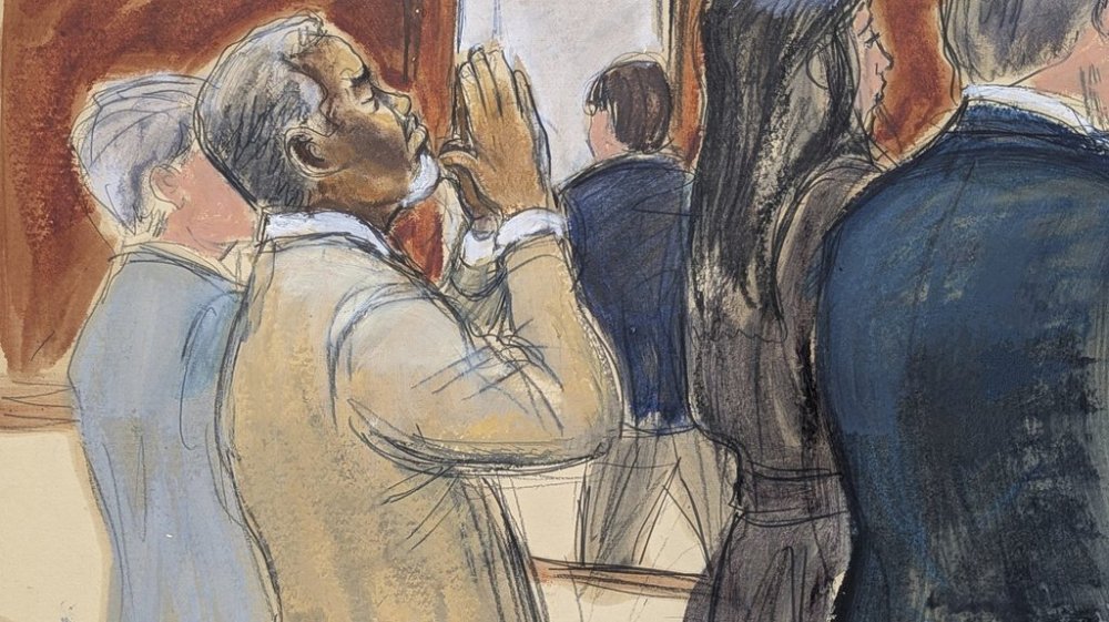 In this courtroom sketch, Sean