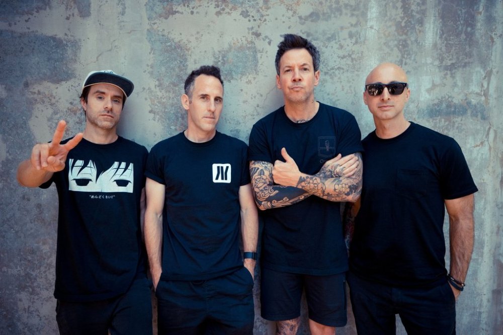 Simple Plan band members, left to right, Sebastian Lefebvre, Chuck Comeau, Pierre Bouvier and Jeff Stinco are shown in this handout photo. THE CANADIAN PRESS/Handout - Skyler Barberio (Mandatory Credit)