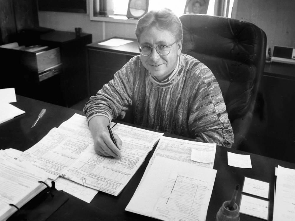 Bob Mazer, owner of Mazer Implements, in this file image from May 1994. (The Brandon Sun files)