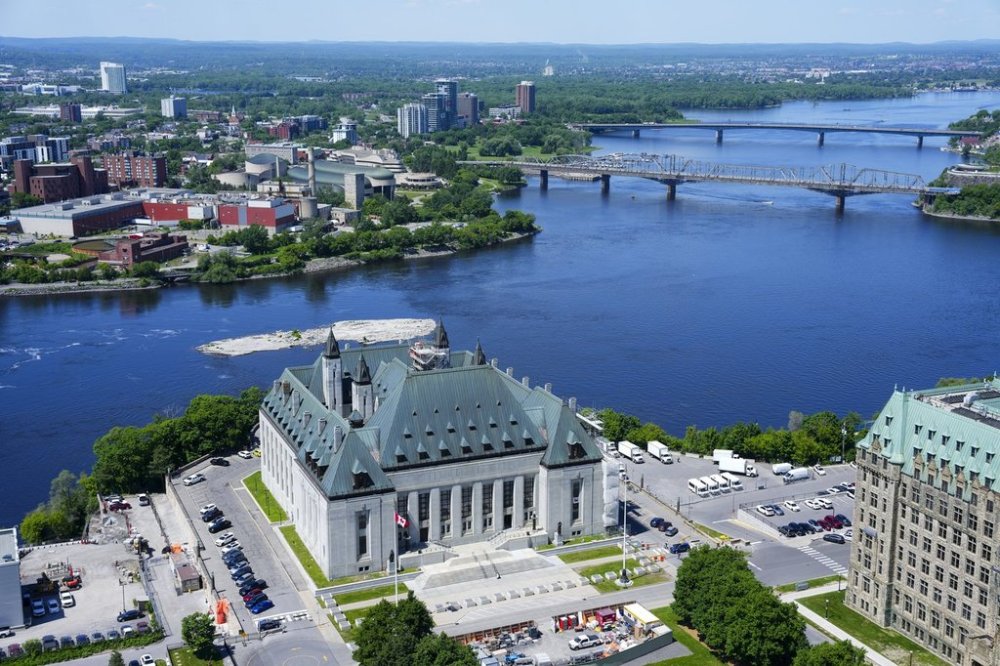 The Supreme Court of Canada (SCOC) on the banks of the Ottawa River is pictured in Ottawa on Monday, June 3, 2024. THE CANADIAN PRESS/Sean Kilpatrick