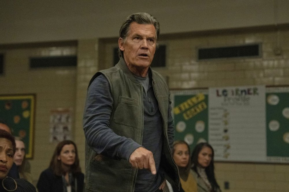 This image released by Warner Bros. Pictures shows Josh Brolin in a scene from
