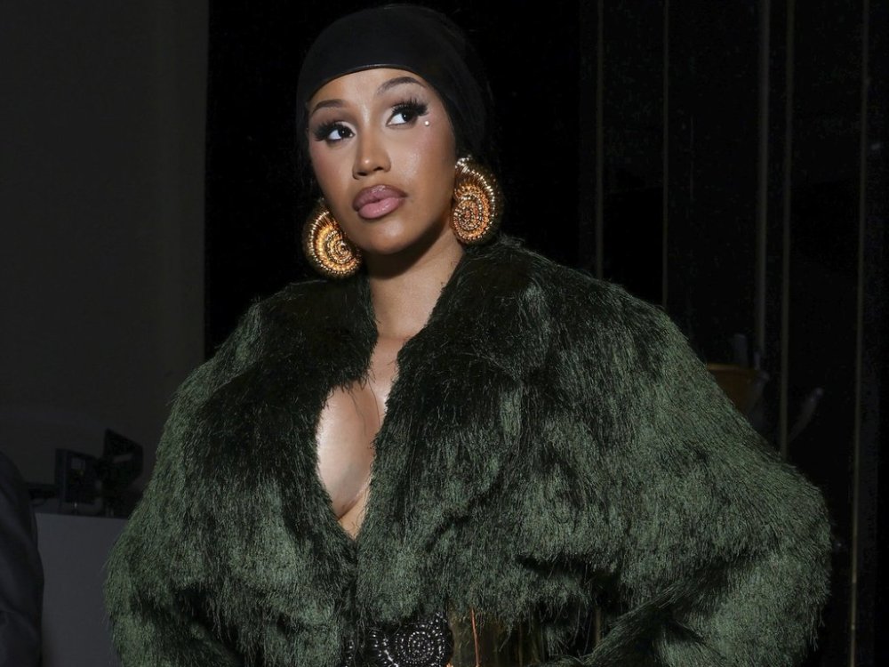 FILE - Cardi B attends the Balmain Spring/Summer 2025 collection presented in Paris on Sept. 25, 2024. (Photo by Vianney Le Caer/Invision/AP, File)