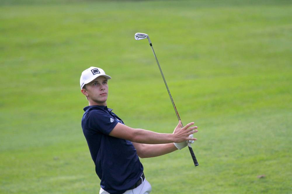 Grady Chuback is playing in the Tamarack golf tournament men’s event after back-to-back junior titles the last two years. The 92nd annual event begins today. (Thomas Friesen/The Brandon Sun)