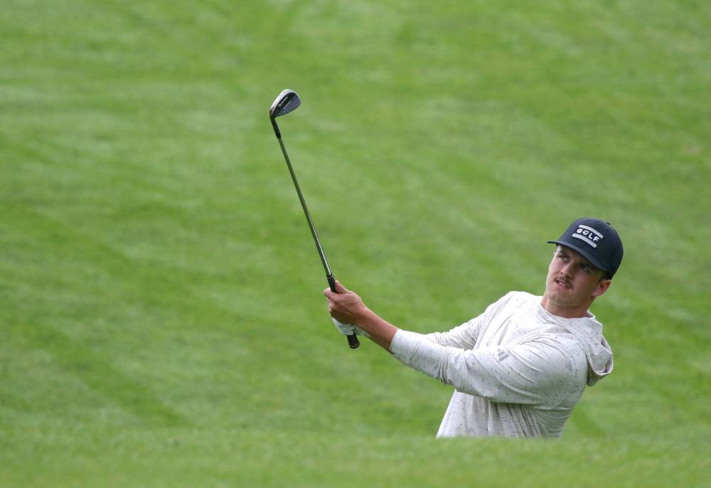 Kaeson Fisher finished Tamarack junior qualifying at even par. (Thomas Friesen/The Brandon Sun)