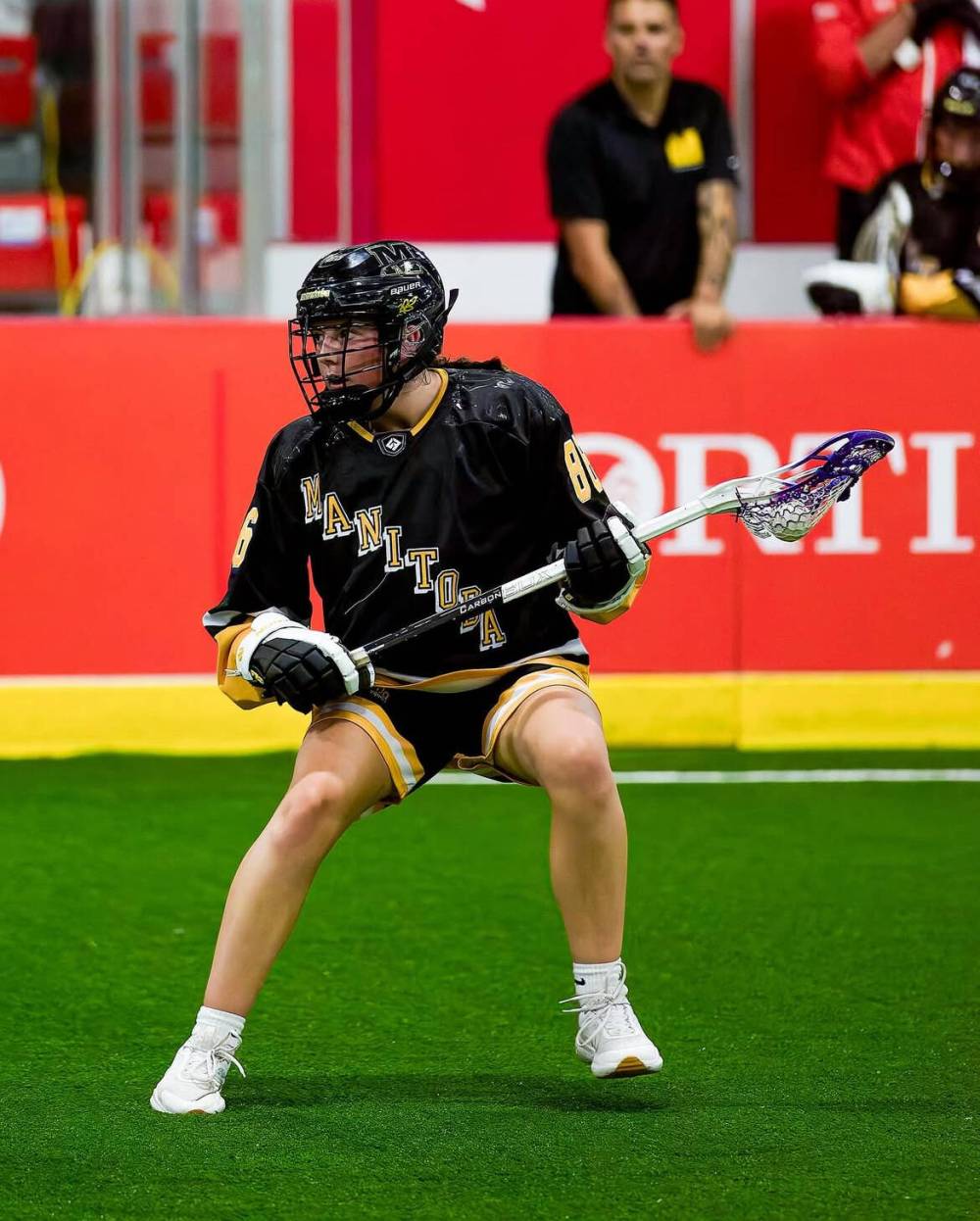 Karlee Kohlman registered three assists with Team Manitoba's lacrosse squad to help secure a top-five finish at the Canada Games in St. John's last week. (Submitted)