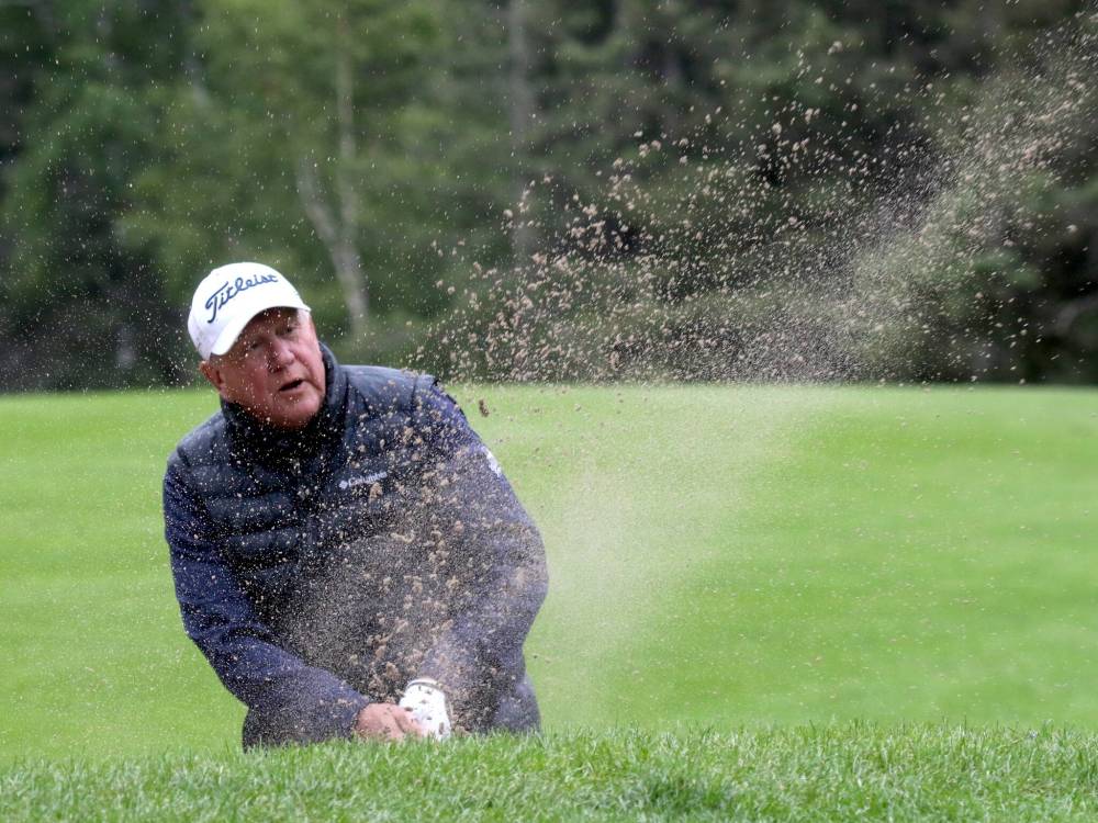 Larrie Kidd captured the Tamarack senior men's crown on Saturday. (Thomas Friesen/The Brandon Sun)
