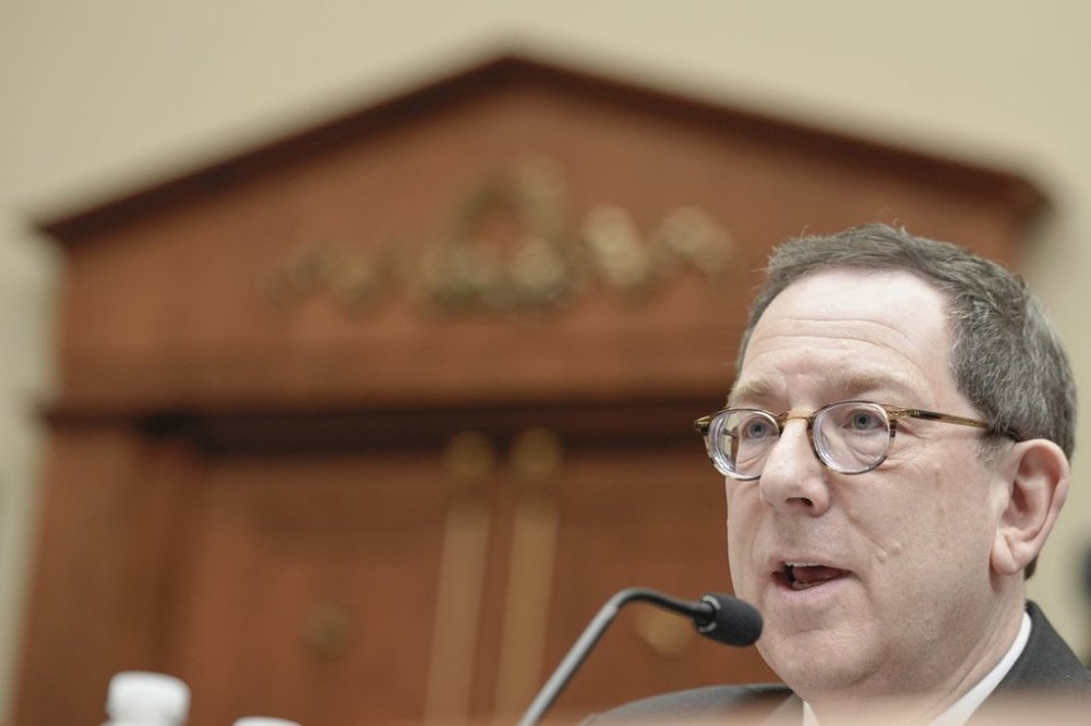 FILE - Northwestern University President Michael Schill testifies during a hearing of the House Committee on Education and the Workforce regarding pro-Palestinian protests on college campuses on Capitol Hill, Thursday, May 23, 2024, in Washington. (AP Photo/Mariam Zuhaib, File)