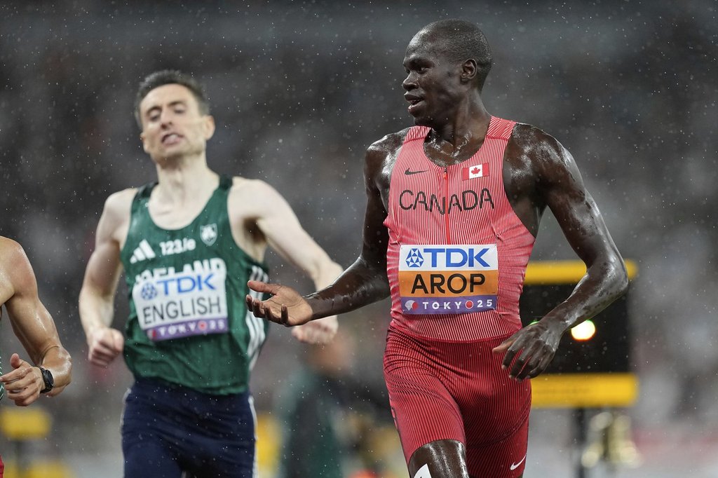 Canada’s Arop qualifies for 800-metre final at world championships