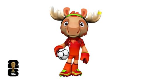 FIFA announced Thursday that Maple, a red-clad moose will be Canada's official mascot for the 2026 World Cup as shown in this handout image. THE CANADIAN PRESS/Handout - FIFA World Cup  (Mandatory Credit)