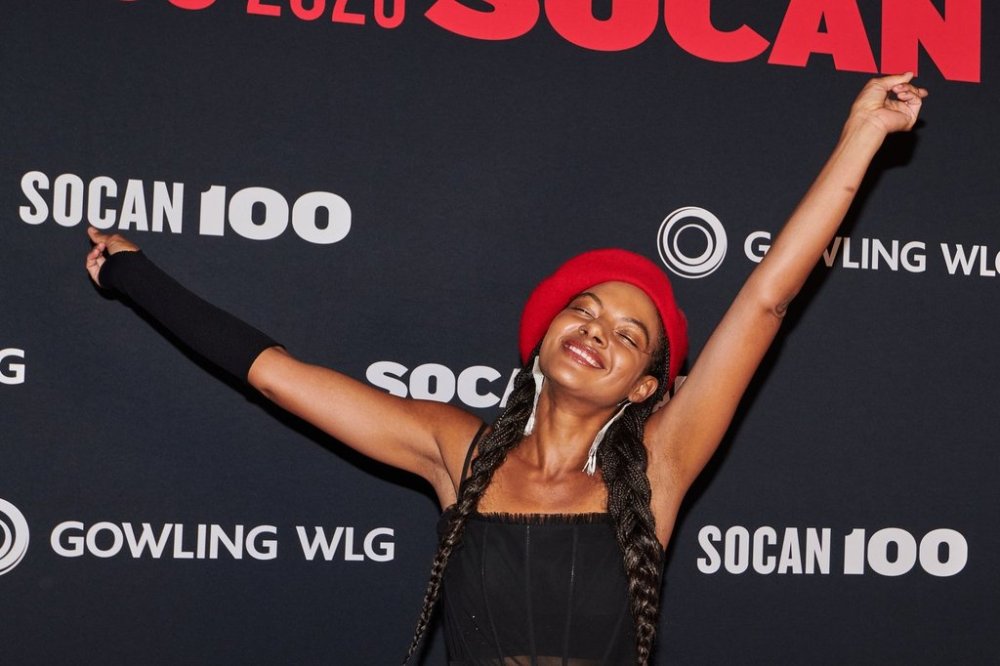 Allison Russell walks the red carpet at the 2025 SOCAN awards in Toronto, on Monday, Sept. 29, 2025. THE CANADIAN PRESS/Sammy Kogan