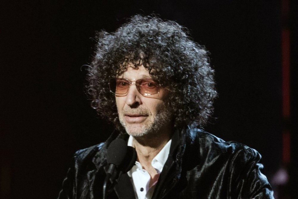FILE - Howard Stern speaks at the 2018 Rock and Roll Hall of Fame Induction Ceremonies in Cleveland, on April 14, 2018. (Photo by Michael Zorn/Invision/AP, File)