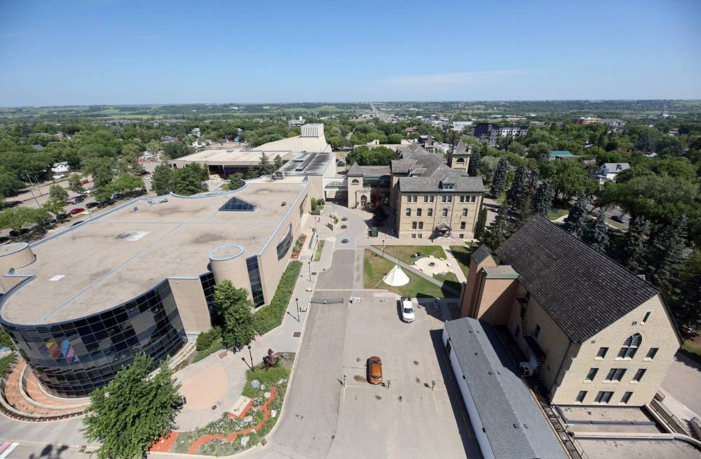 The Brandon University campus, as seen from the top of the Brodie Science Building. A consultants' report on the university's failed four-year, multimillion-dollar contract to implement a new digital system identifies serious problems from the beginning of the process. (Matt Goerzen/The Brandon Sun files)