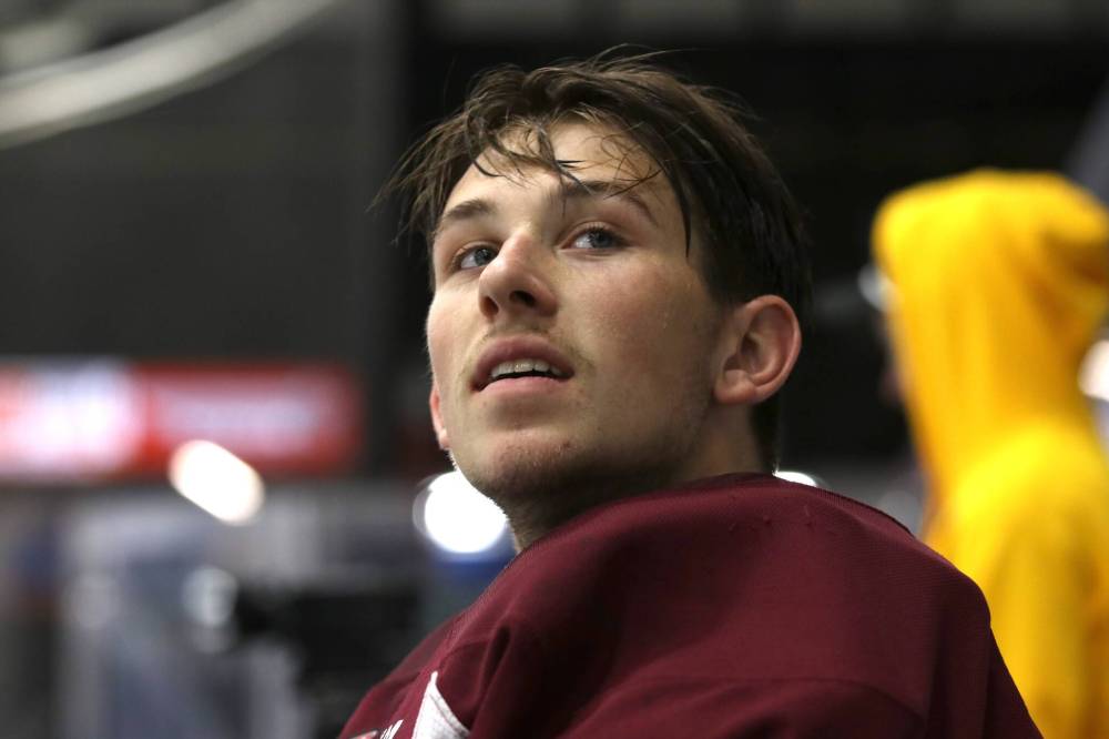 New Brandon Wheat Kings goalie Jayden Kraus will attend rookie camp with the Colorado Avalanche. (Perry Bergson/The Brandon Sun)