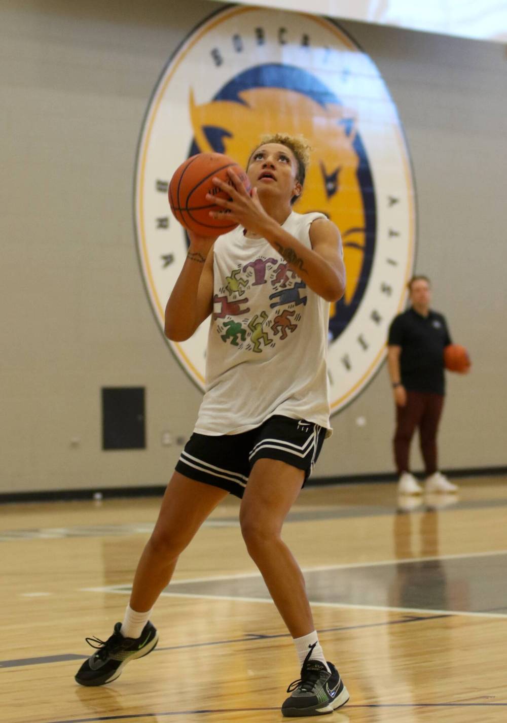 Amaya McLeod of Nevada spent the summer training with the Bobcats in Brandon. (Thomas Friesen/The Brandon Sun)