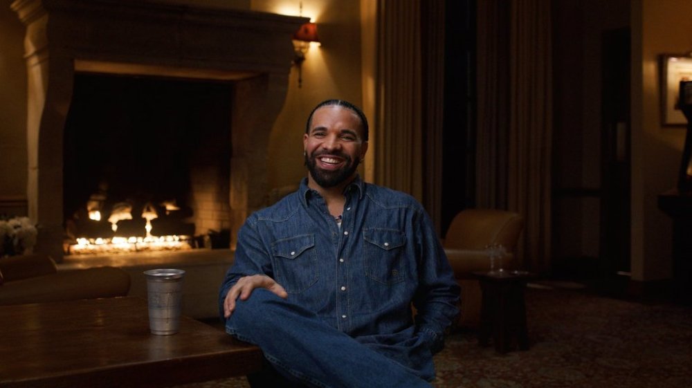 Aubrey Graham, also known as rapper Drake, appears in a promotional still for the documentary