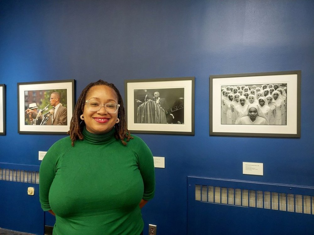 Melanee C. Harvey, the curator of