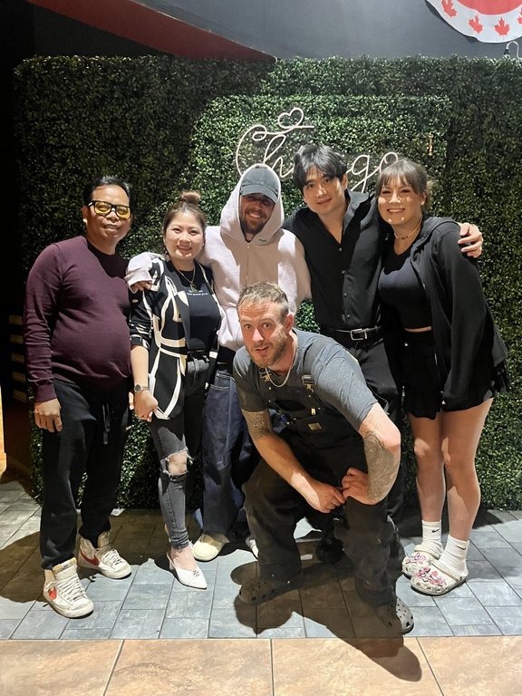 Justin Bieber made a surprise visit to Chicago Pub & Billiards in Cambridge on Sept. 10, leaving bar staff and customers starstruck. Bieber can be seen in this handout photo posing for his fans. THE CANADIAN PRESS/Handout - Chicago Pub & Billiards (Mandatory Credit)