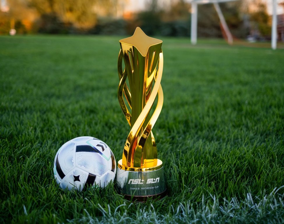 The Northern Super League unveiled the Diana B. Matheson Cup in Toronto, on Thursday, Oct. 2, 2025. The championship trophy, shown in this handout photo, named after the league’s founder, will be awarded for the first time to the winner of the NSL Final on Nov. 15, at Toronto's BMO Field. THE CANADIAN PRESS/Handout - NSL (Mandatory Credit)