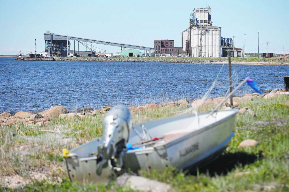 The Port of Churchill is shown from The Flats area of Churchill, Manitoba, in July of 2018. Mario Pinto writes that the proposed development of the port is an example of how nation building and research must go hand in hand. (The Canadian Press)