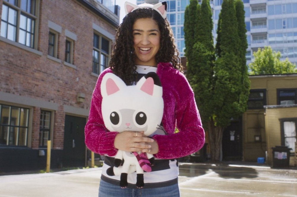 This image released by Universal Pictures shows Laila Lockhart Kraner as Gabby in a scene from DreamWorks Animation's