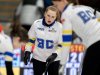 British Columbia skip Corryn Brown calls a sweep in Scotties Tournament of Hearts action against Team Canada in Thunder Bay, Ont. on Wednesday, Feb. 19, 2025. THE CANADIAN PRESS/Frank Gunn