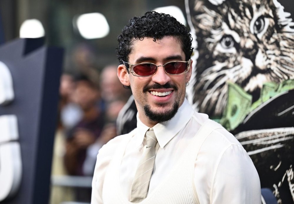 FILE - Benito Antonio Martinez Ocasio (aka Bad Bunny) attends the premiere of