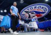 Fans walk through the Toronto Blue Jays merchandise store outside Rogers Centre in Toronto, on Saturday, Oct. 11, 2025. THE CANADIAN PRESS/Sammy Kogan