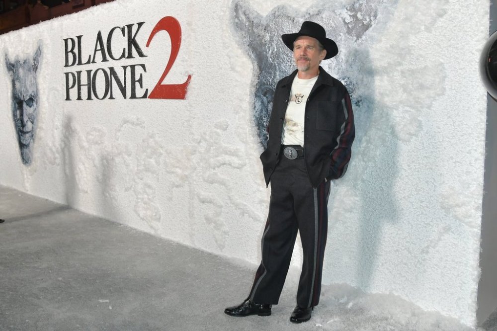 Ethan Hawke arrives at a special screening of