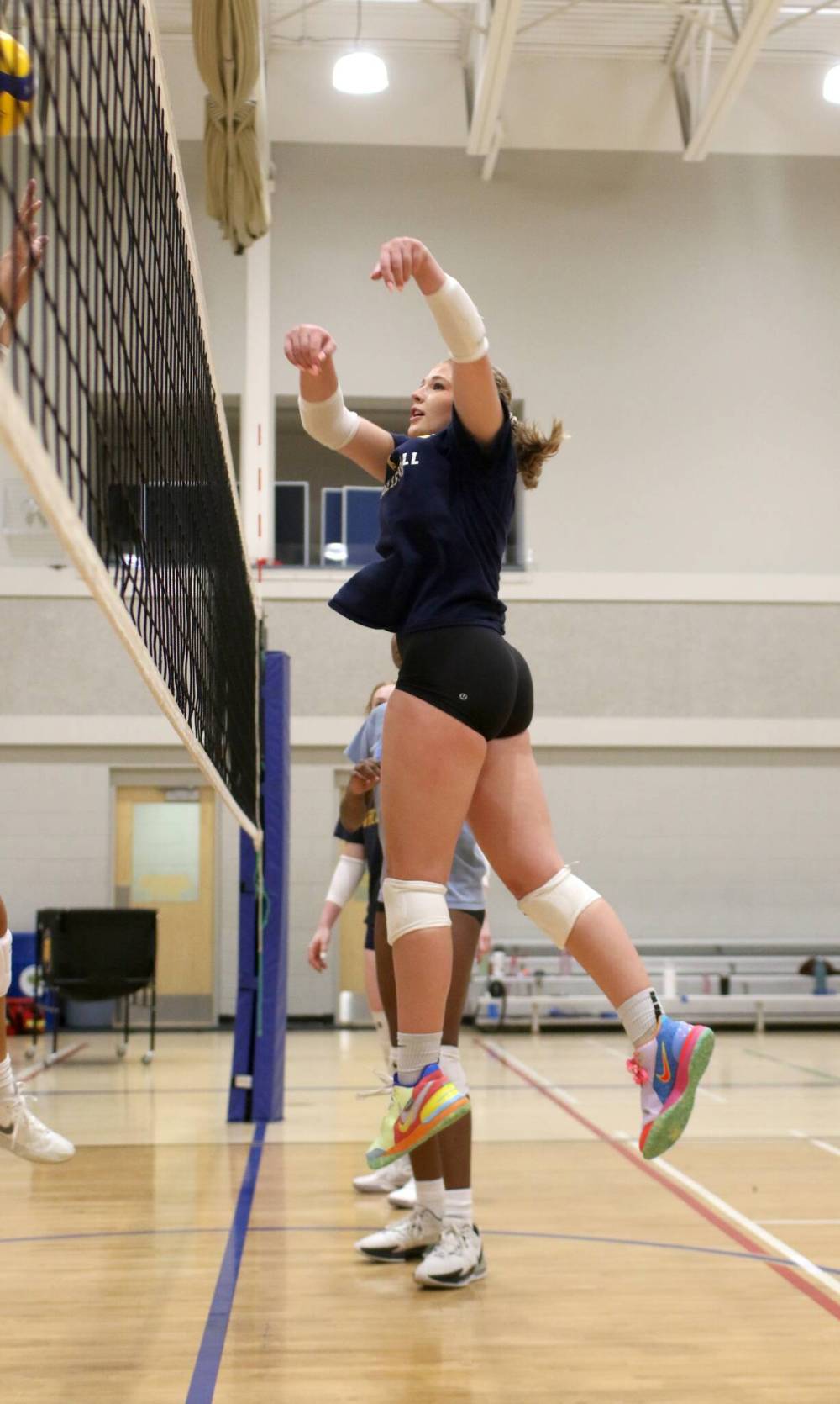 Brynn Wildeboer has impressed coach Kailan Robinson in her first month with the Brandon University women’s volleyball team. (Thomas Friesen/The Brandon Sun)