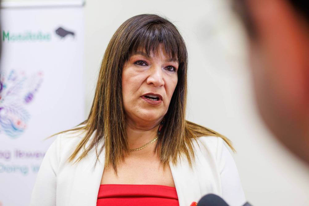 Housing, Addictions and Homelessness Minister Bernadette Smith said Bill 48, the Protective Detention and Care of Intoxicated Persons Act, is meant to keep people safe. The new bill expands involuntary holds to 72 hours for drug-intoxicated people, who experts say can require two or three days to get sober. (Mike Deal/Winnipeg Free Press)