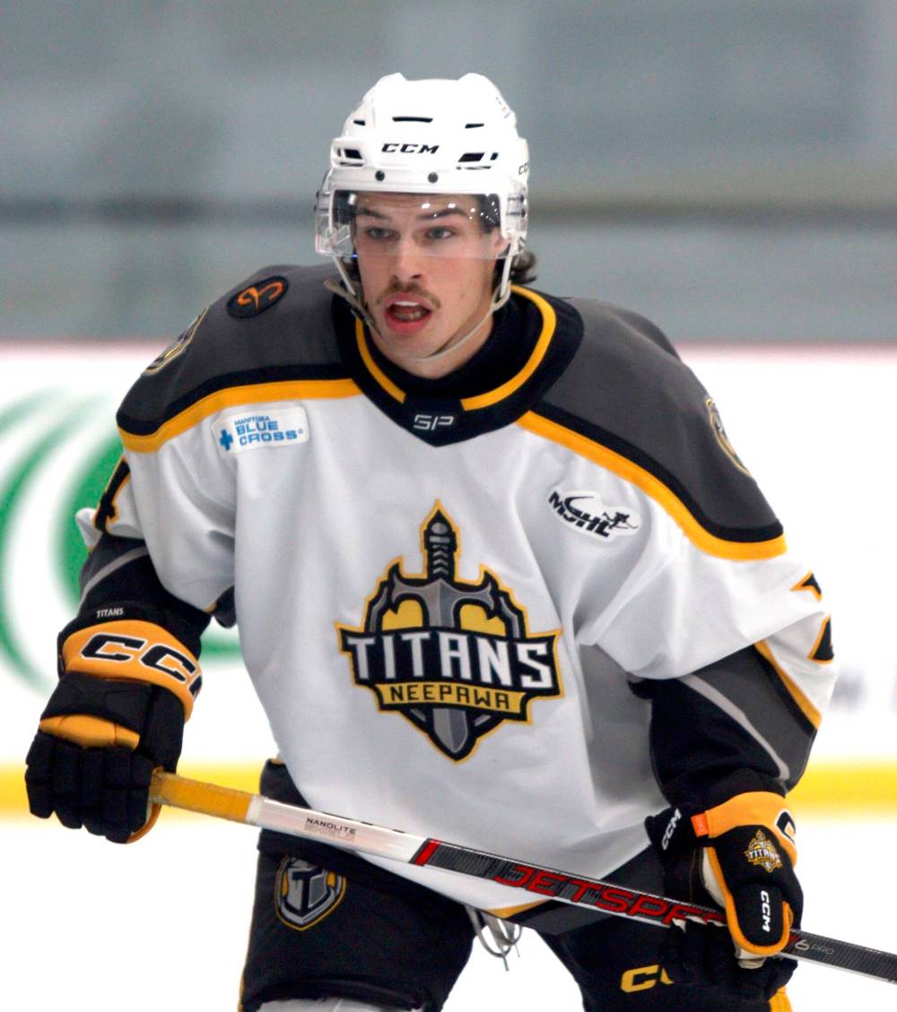 After spending two seasons with the the Sioux Lookout Bombers of the Superior International Junior Hockey League, Hamiota’s Ty Kirk is thrilled to be suiting with the Neepawa Titans in the Manitoba Junior Hockey League.